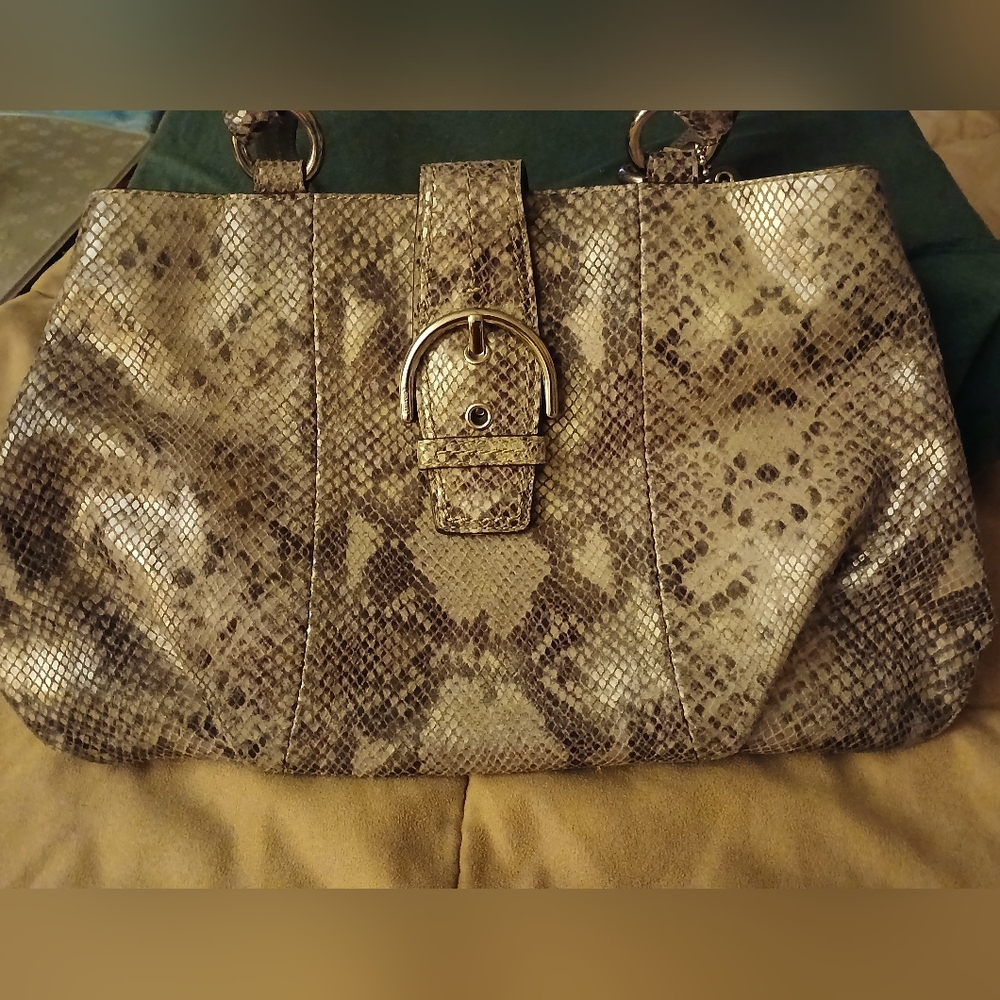 Coach Limited Python Hand Bag year 2012 perfect condition VINTAGE RARE - Picture 13 of 13